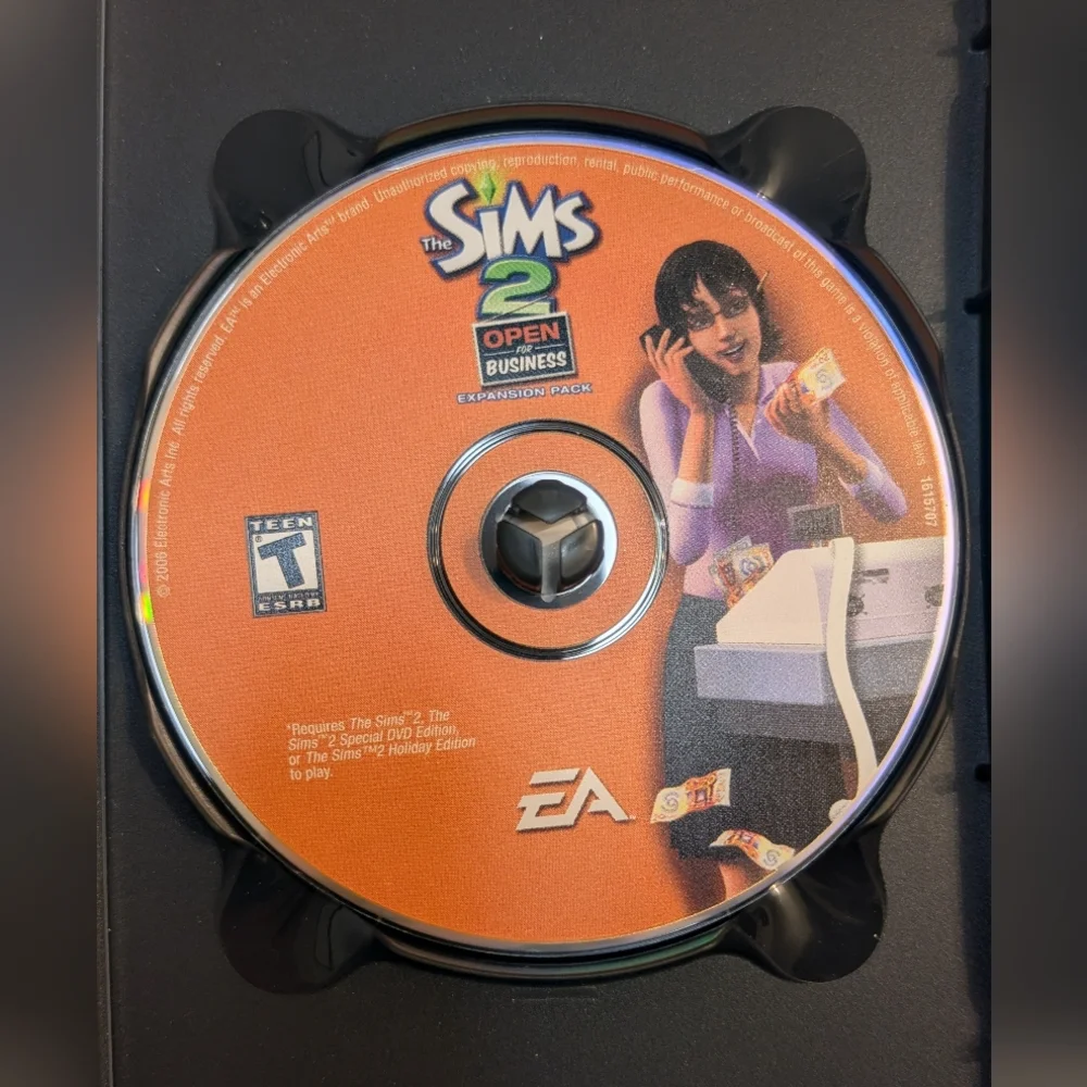 The Sims 2: Open for Business Expansion Pack PC CD-ROM 2006 EA Teen